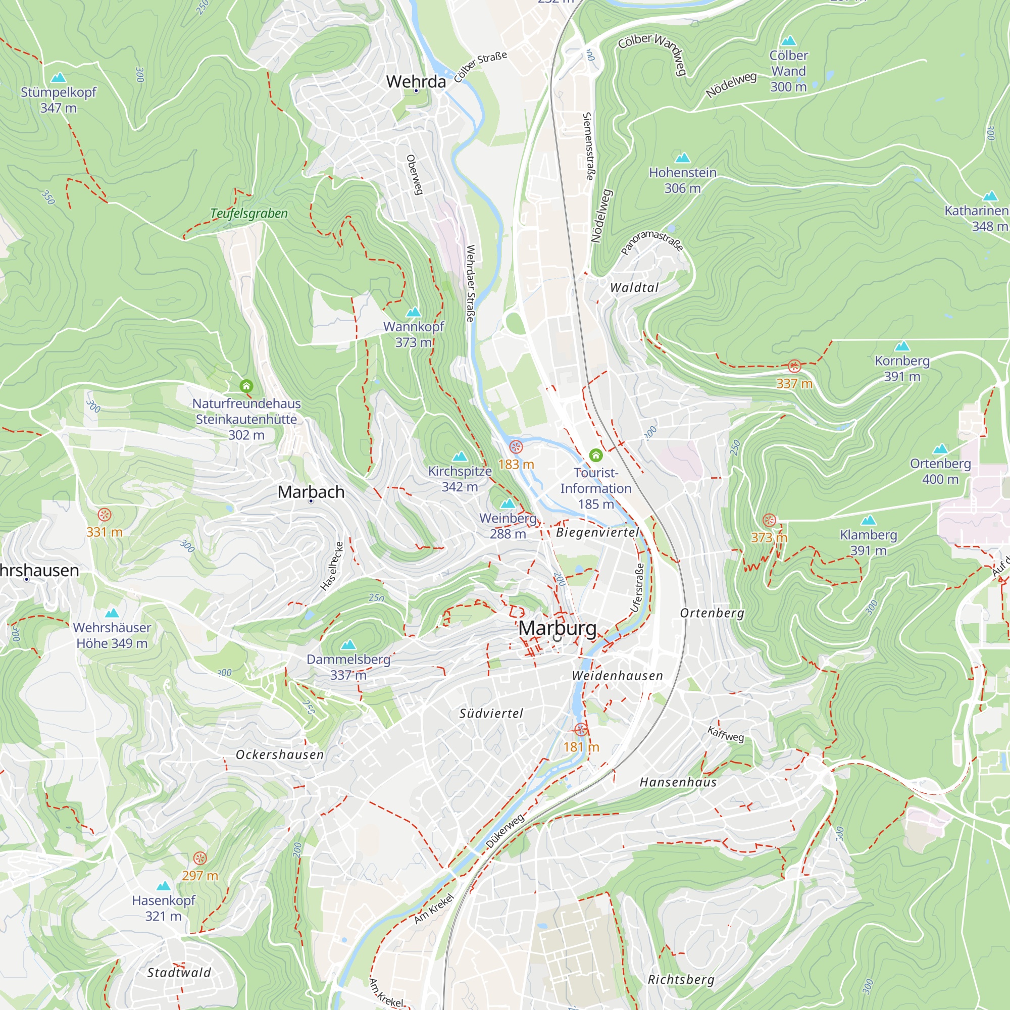 Augustenruh-Hütte map