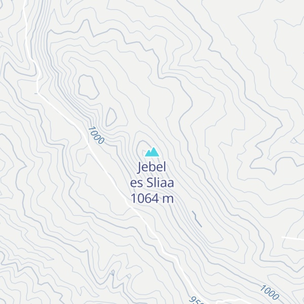 Map of Jebel es Sliaa