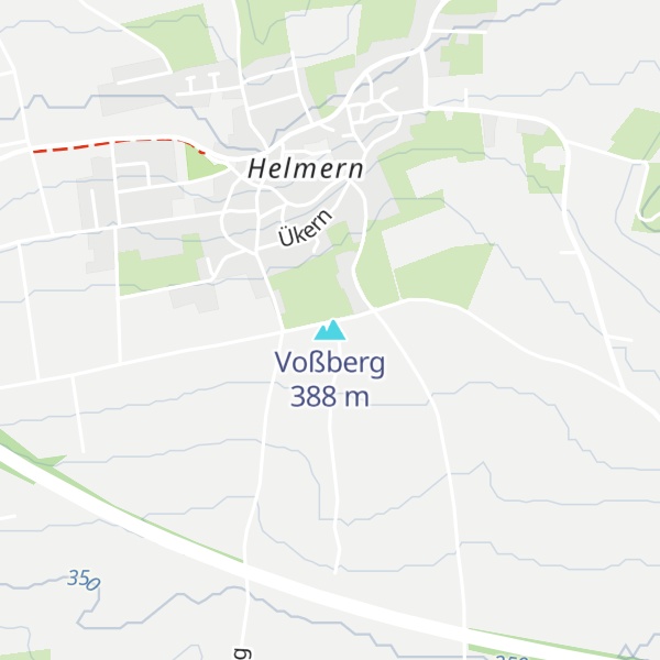 Map of Voßberg