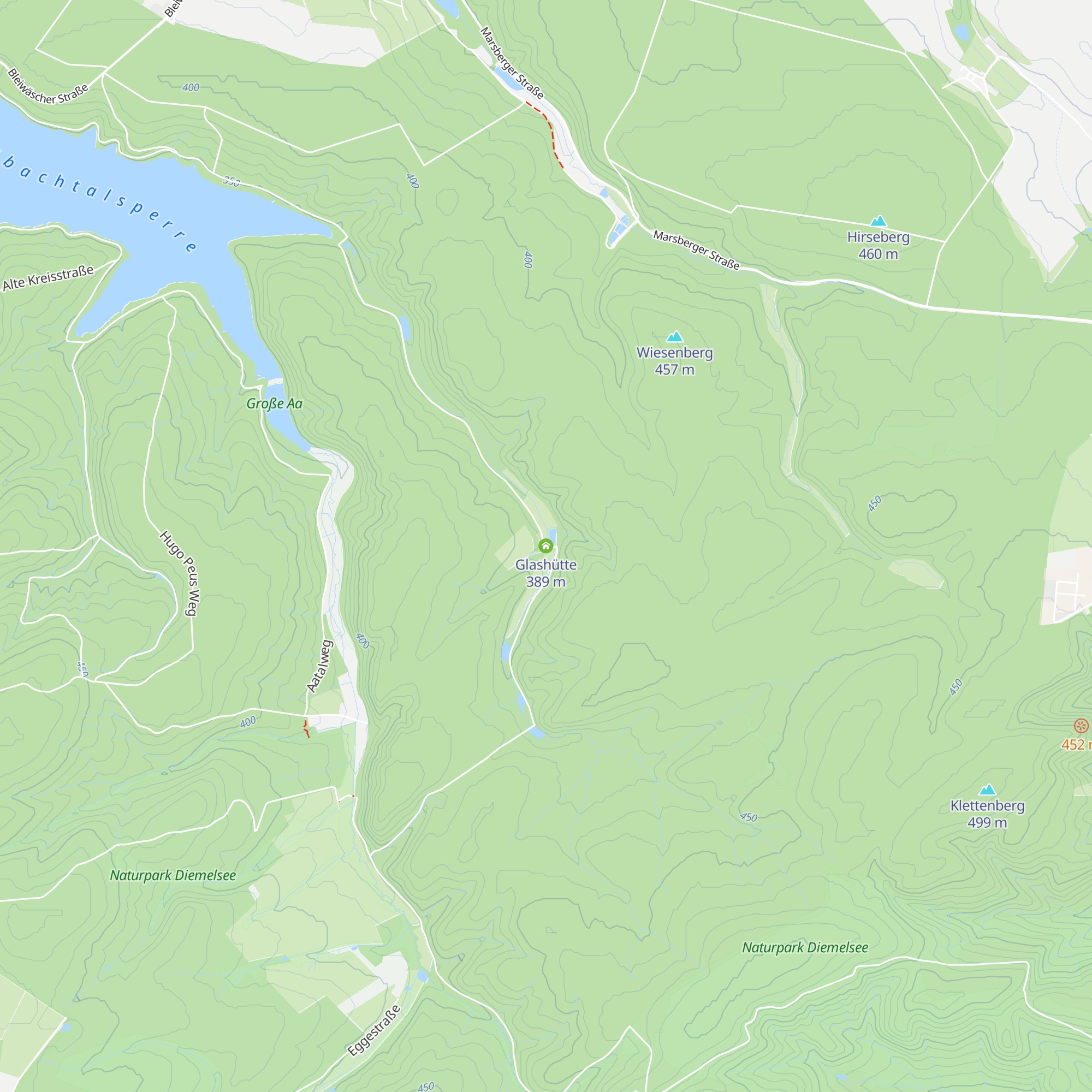 Glashütte map