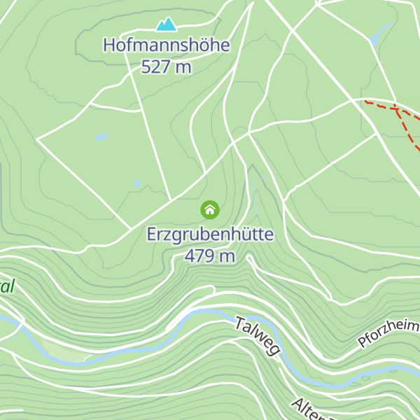 Map of Erzgrubenhütte