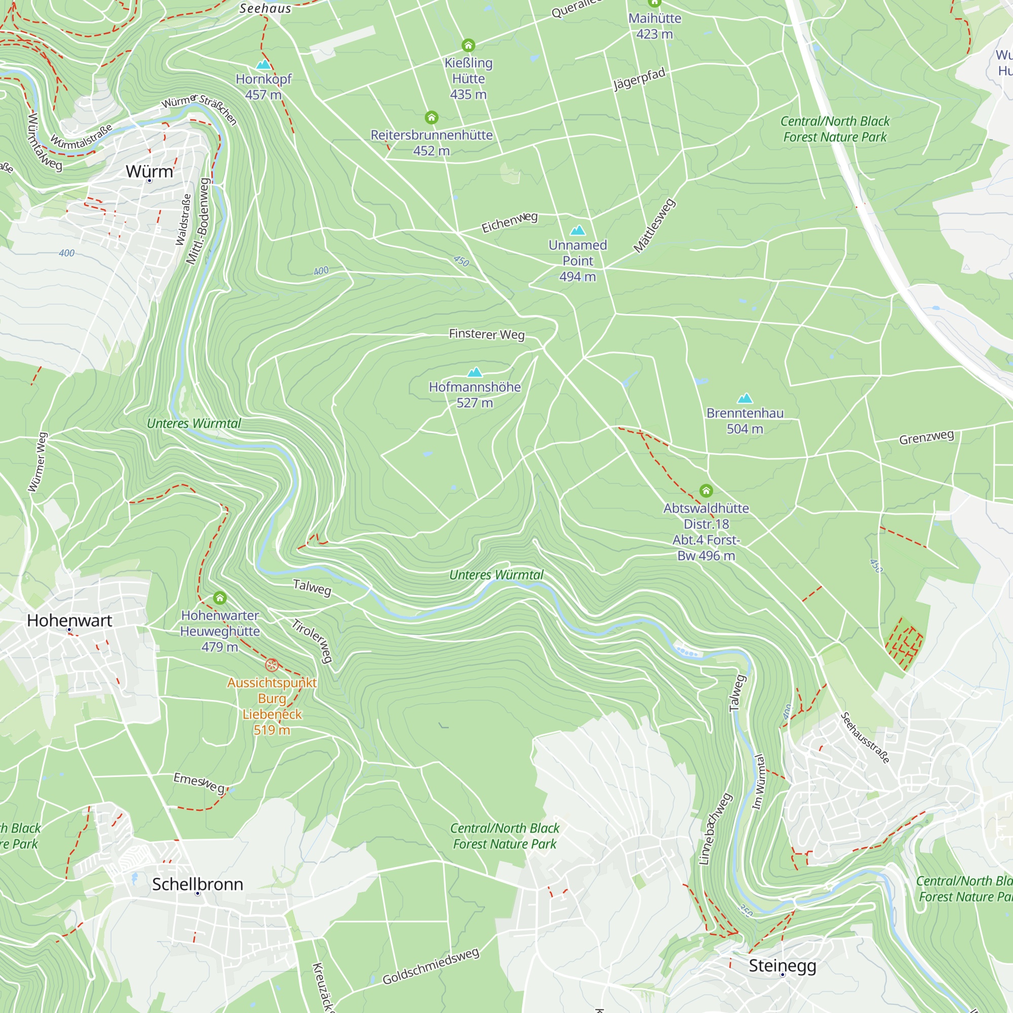 Erzgrubenhütte map