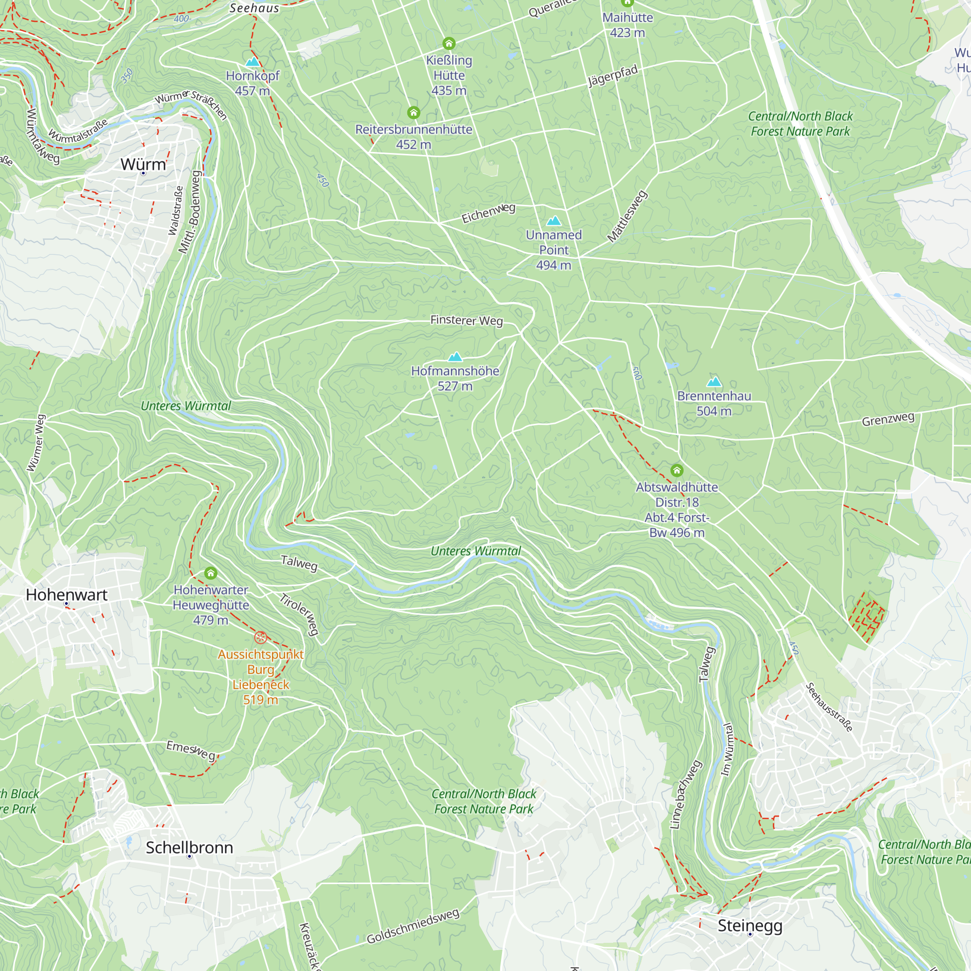 Erzgrubenhütte map