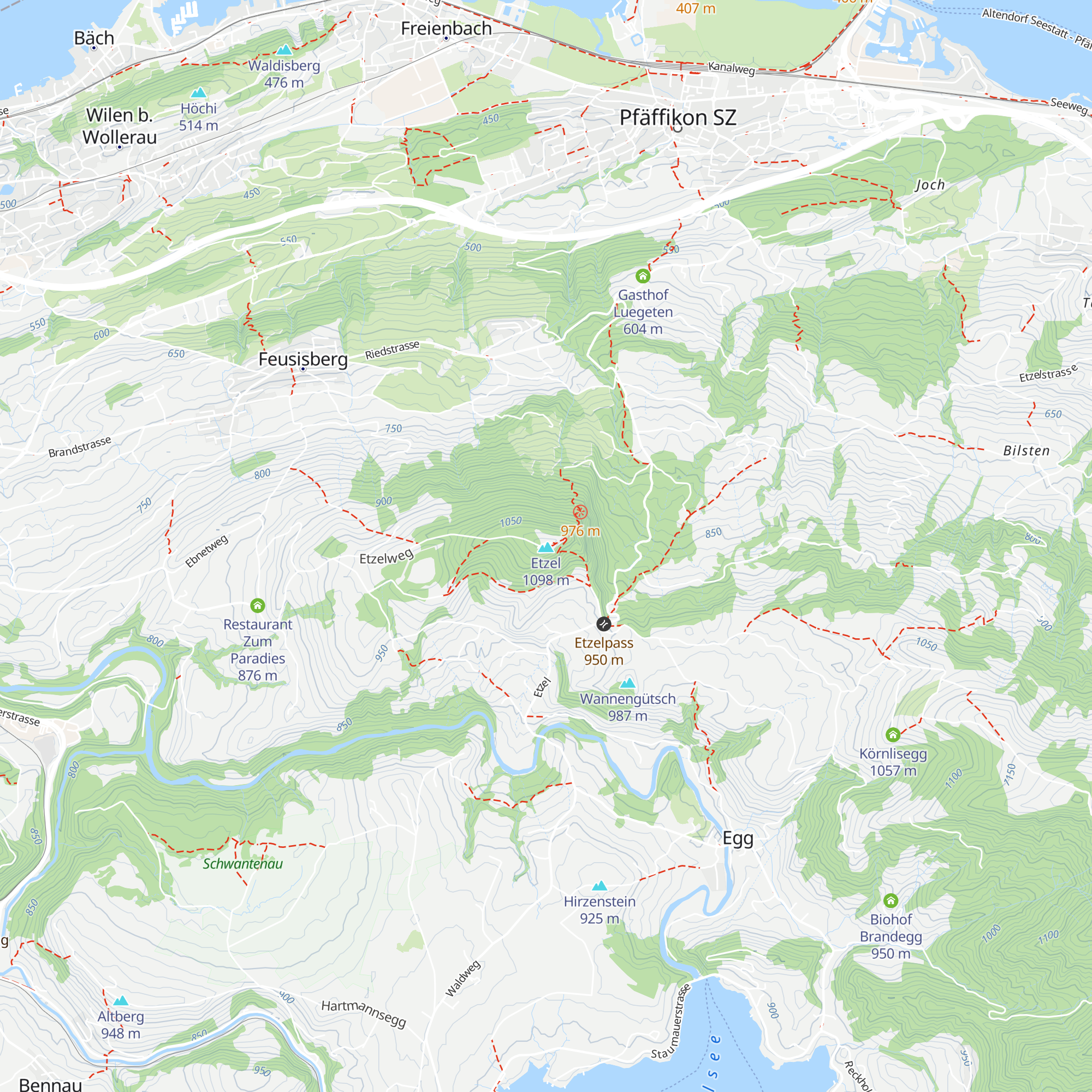Bergrestaurant Etzel Kulm map