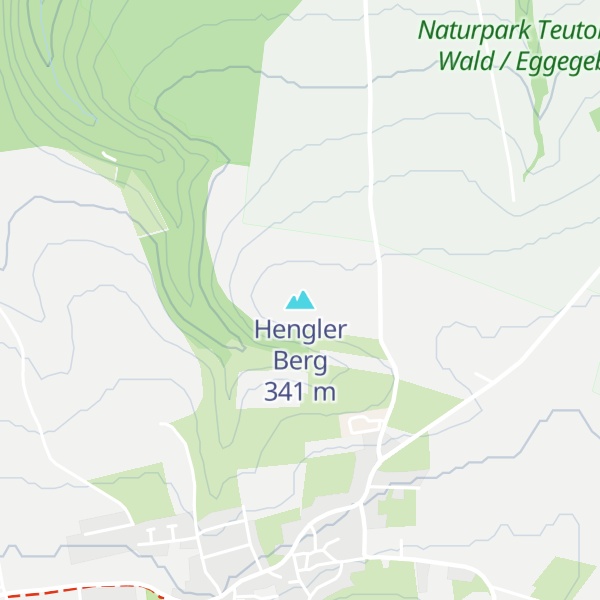 Map of Hengler Berg