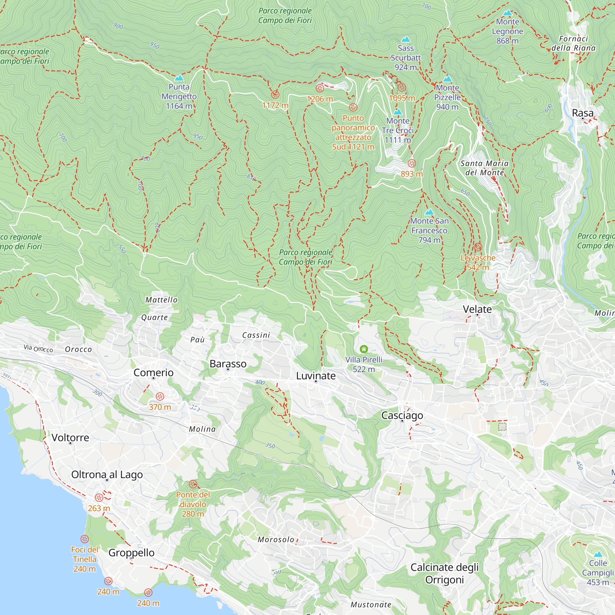 Cascina Zambella map