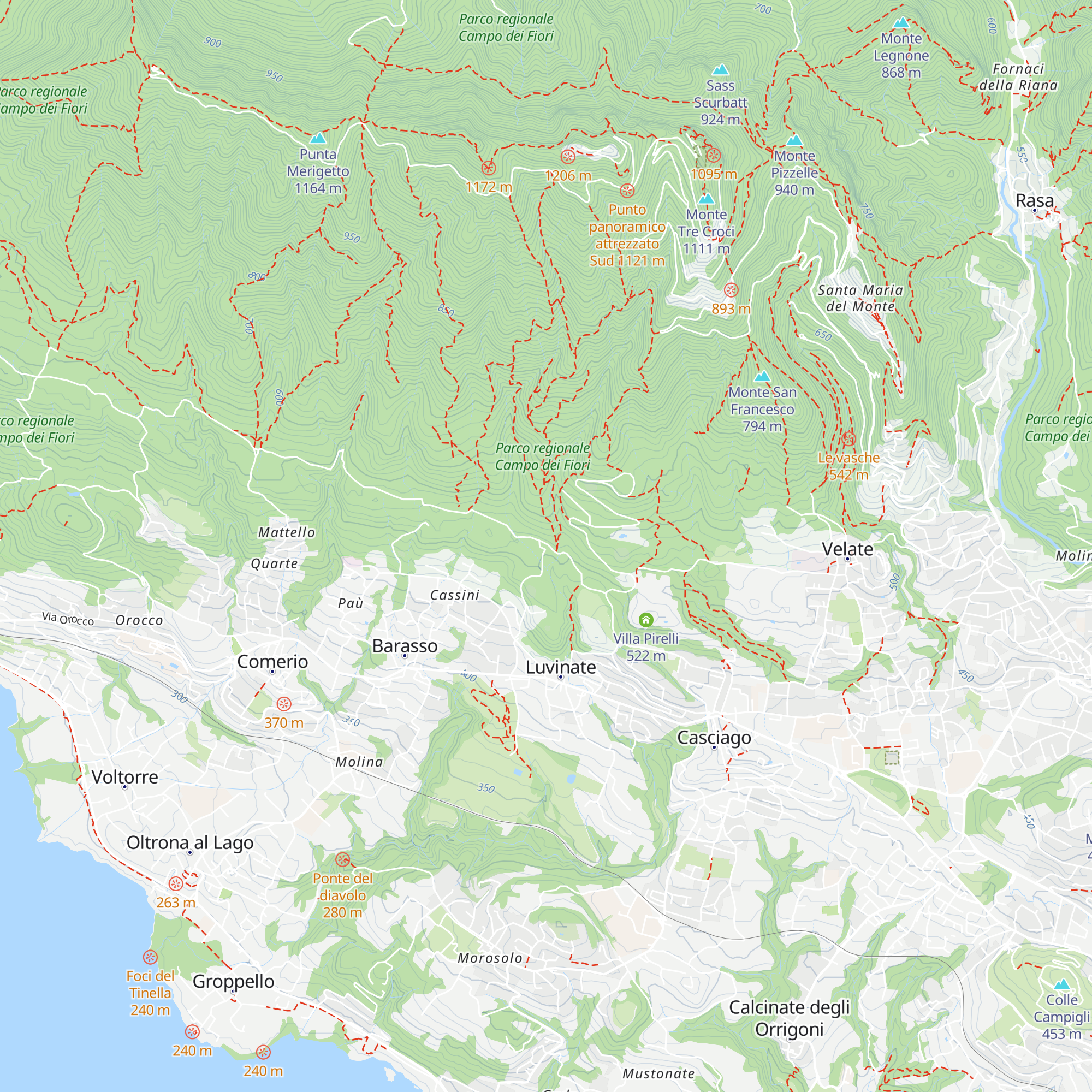 Cascina Zambella map