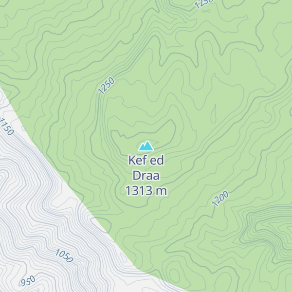 Map of Kef ed Draa