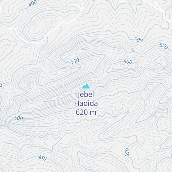 Map of Jebel Hadida