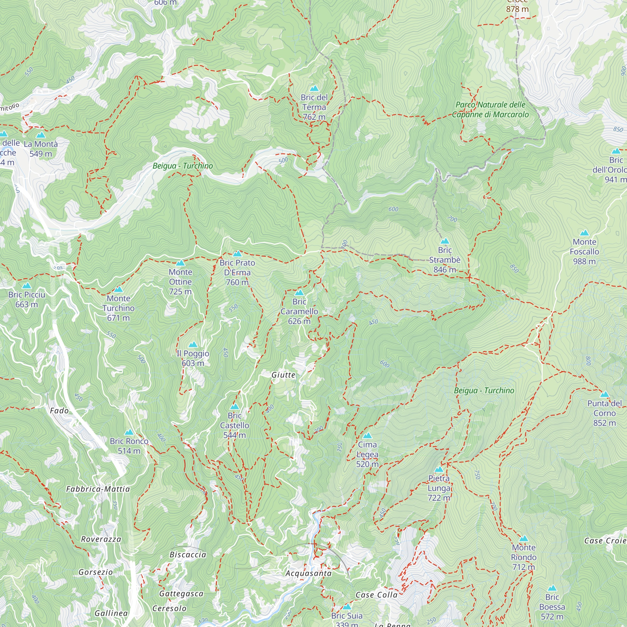 Baracca de Pria map