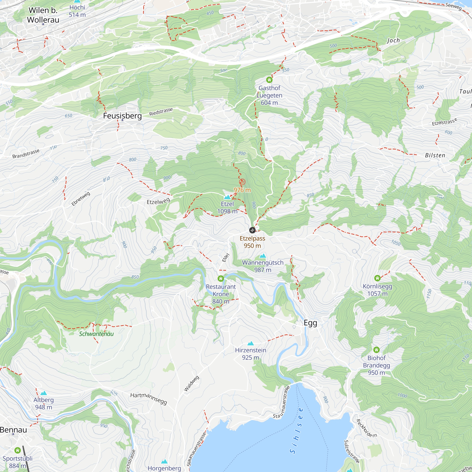 Haus Egochs map