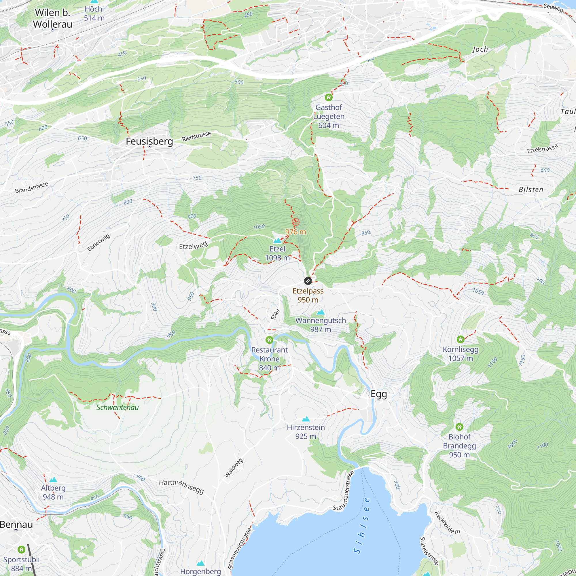 Haus Egochs map