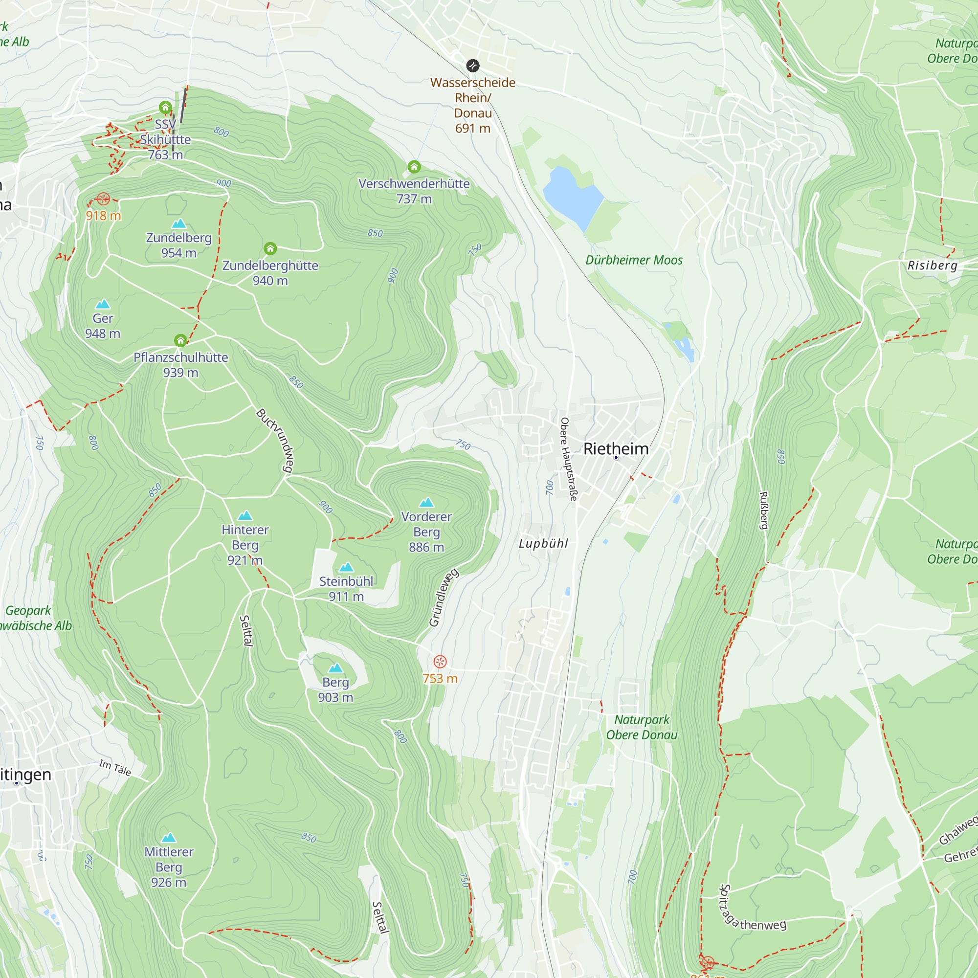 Rietheimer Skihütte map