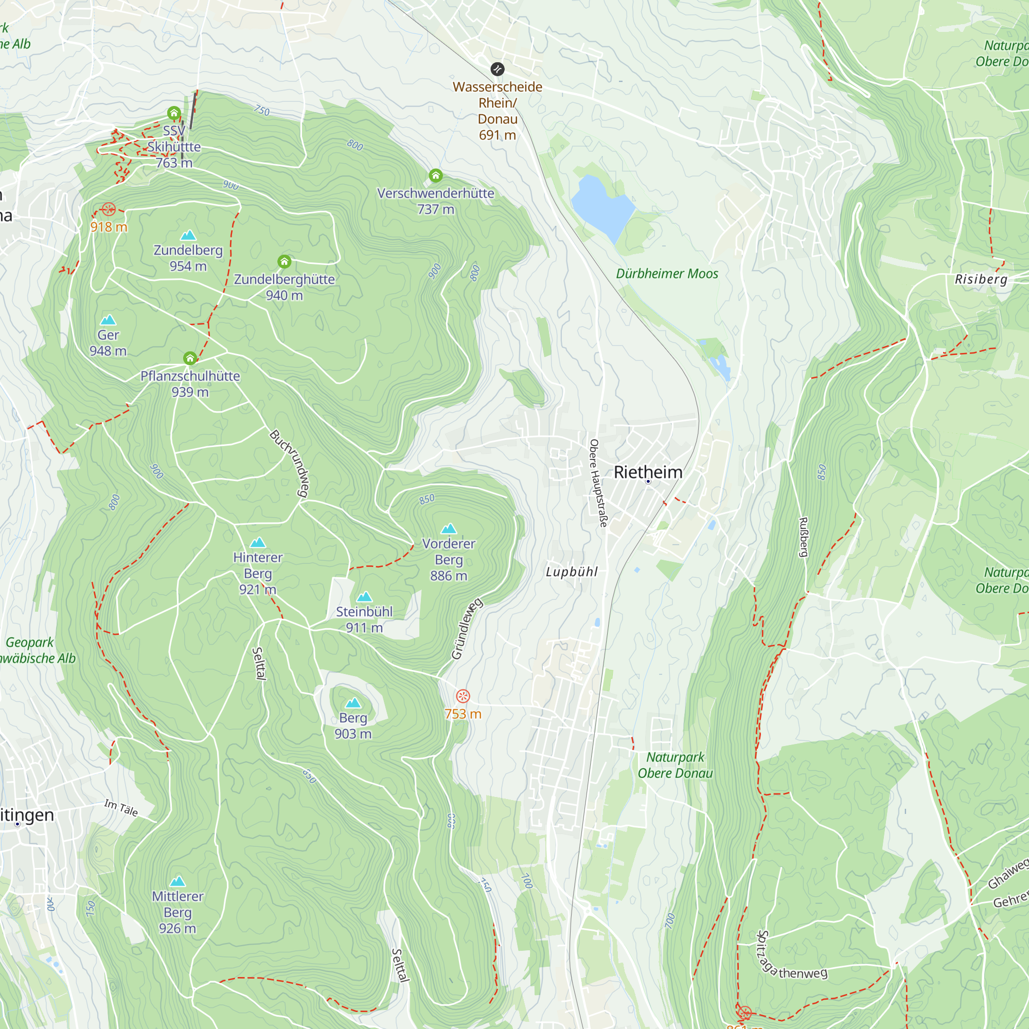 Rietheimer Skihütte map