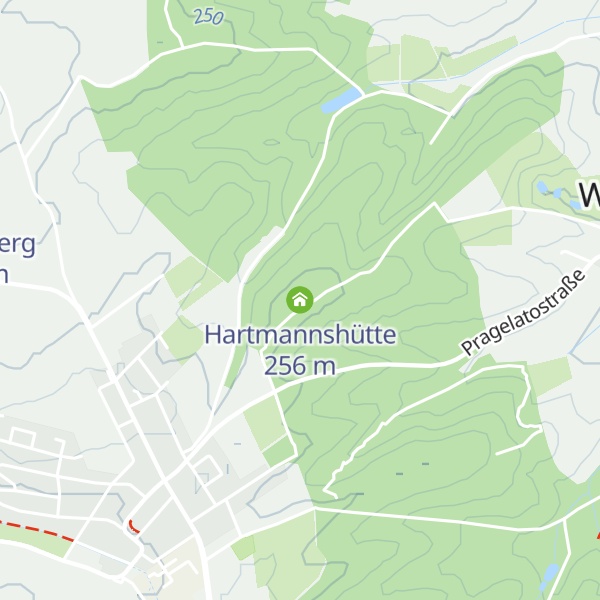 Map of Hartmannshütte
