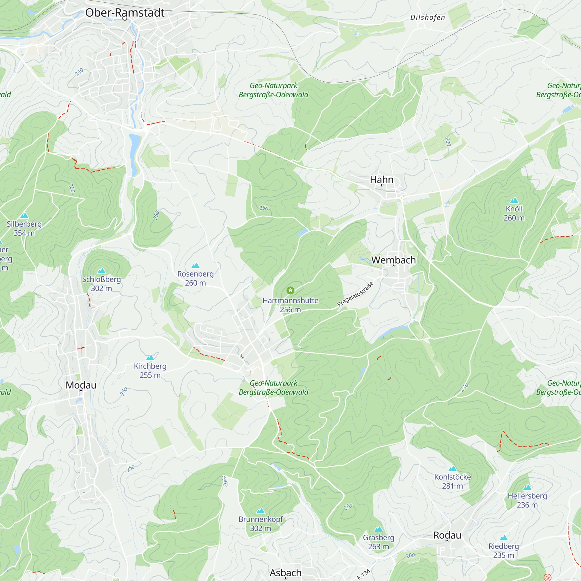 Hartmannshütte map