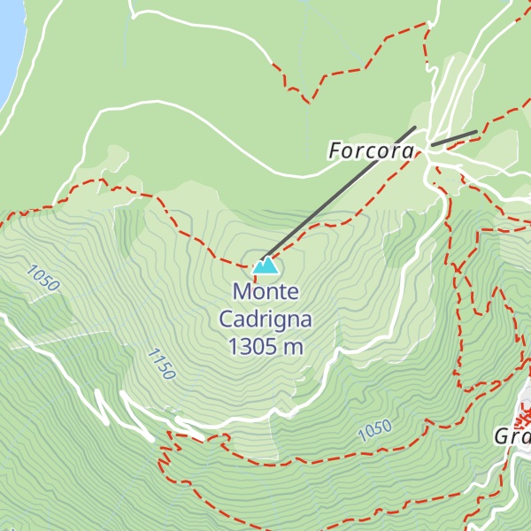 Map of Monte Cadrigna
