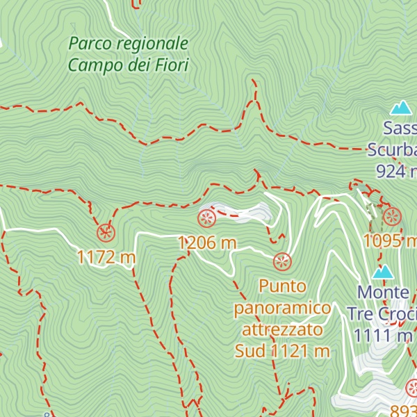 Map of Serra fredda