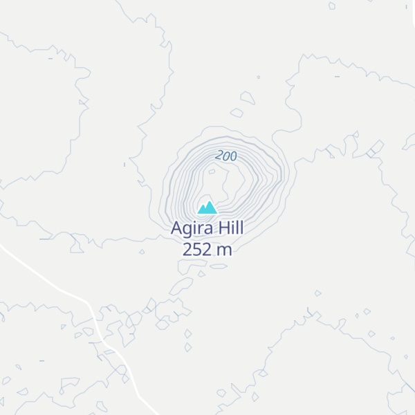 Map of Agira Hill