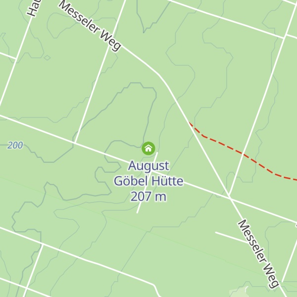 Map of August Göbel Hütte