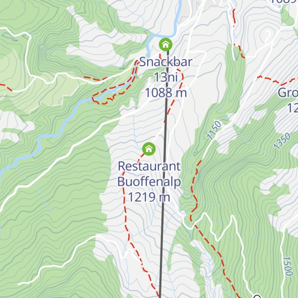Map of Restaurant Buoffenalp