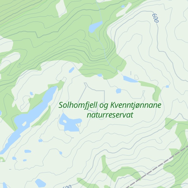 Map of Solhomfjell