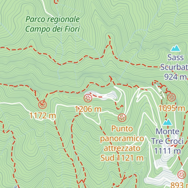 Map of Punta Paradiso