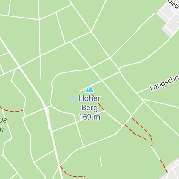 Map of Hoher Berg