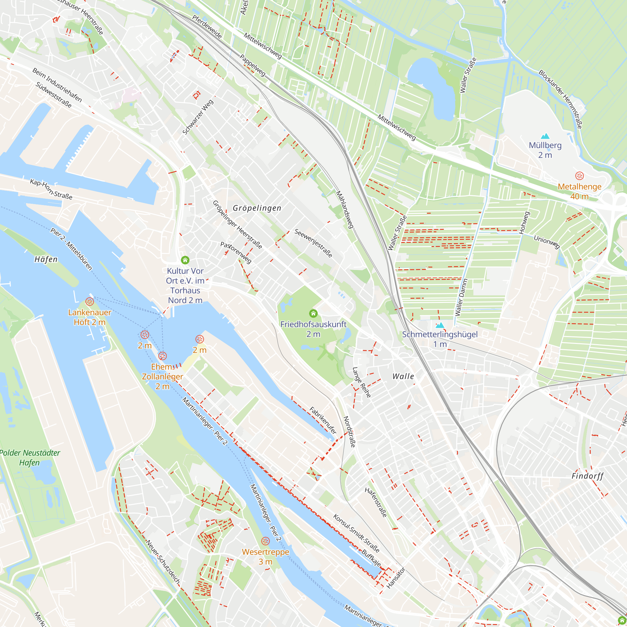 Friedhofsauskunft map