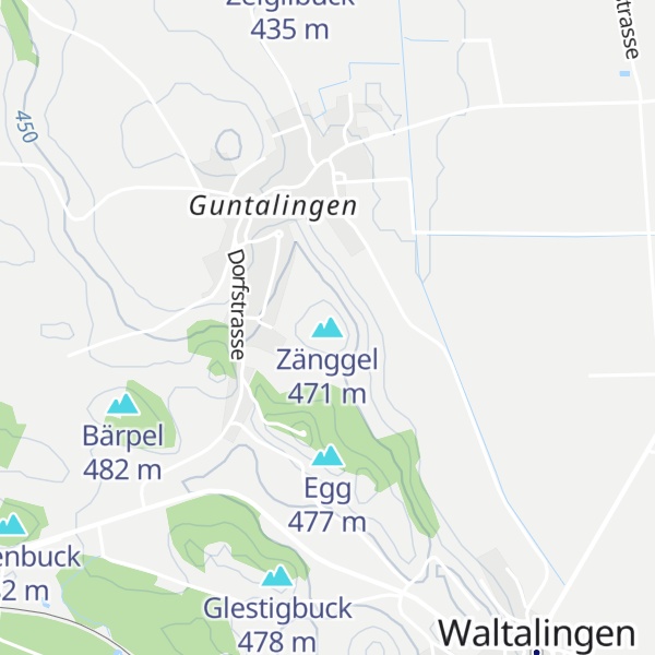 Map of Zänggel