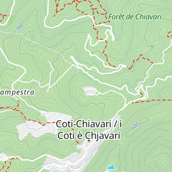 Map of Punta di Canaggia