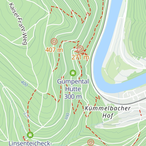 Map of Gumpental Hütte