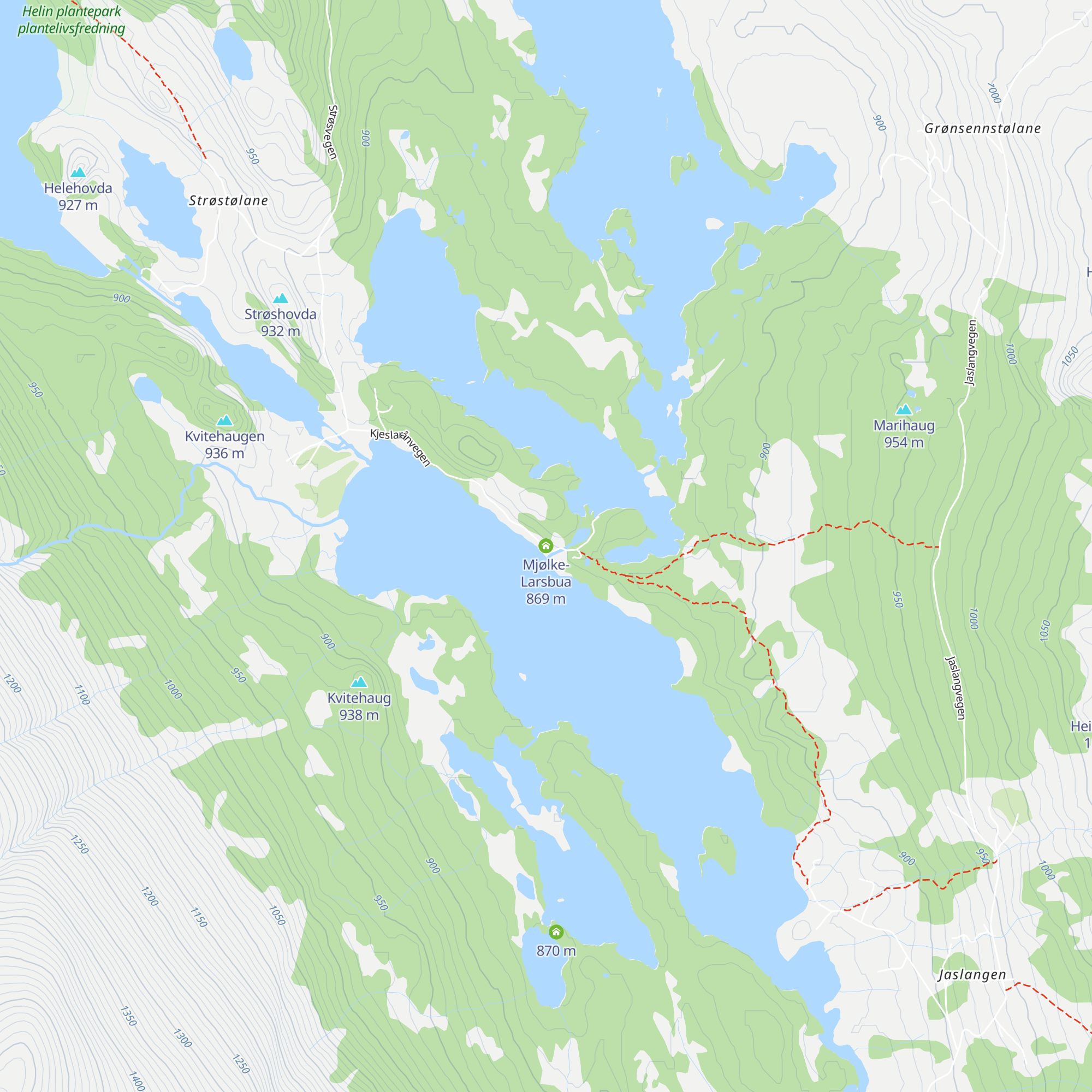 Mjølke-Larsbua map