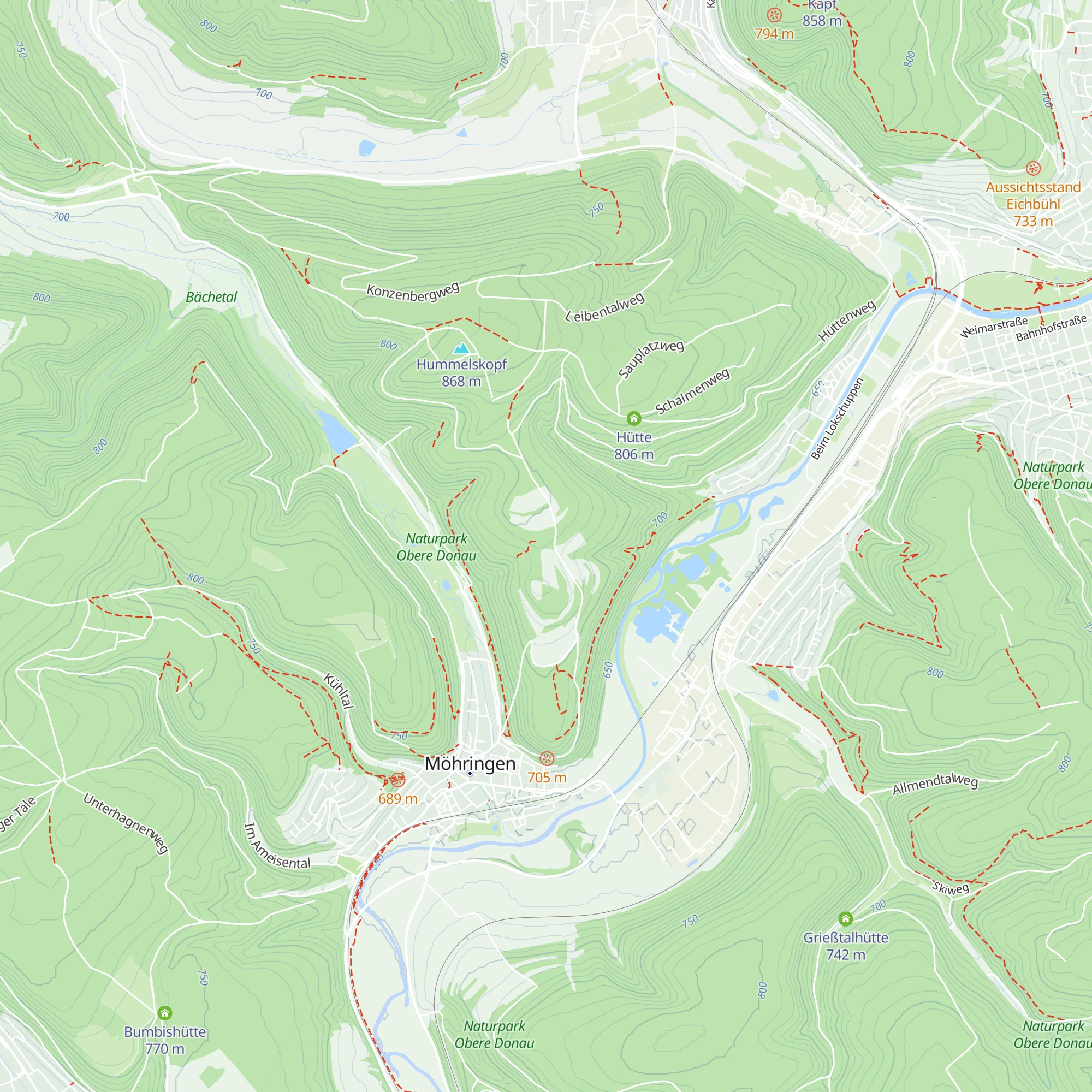 Mühlberghütte map