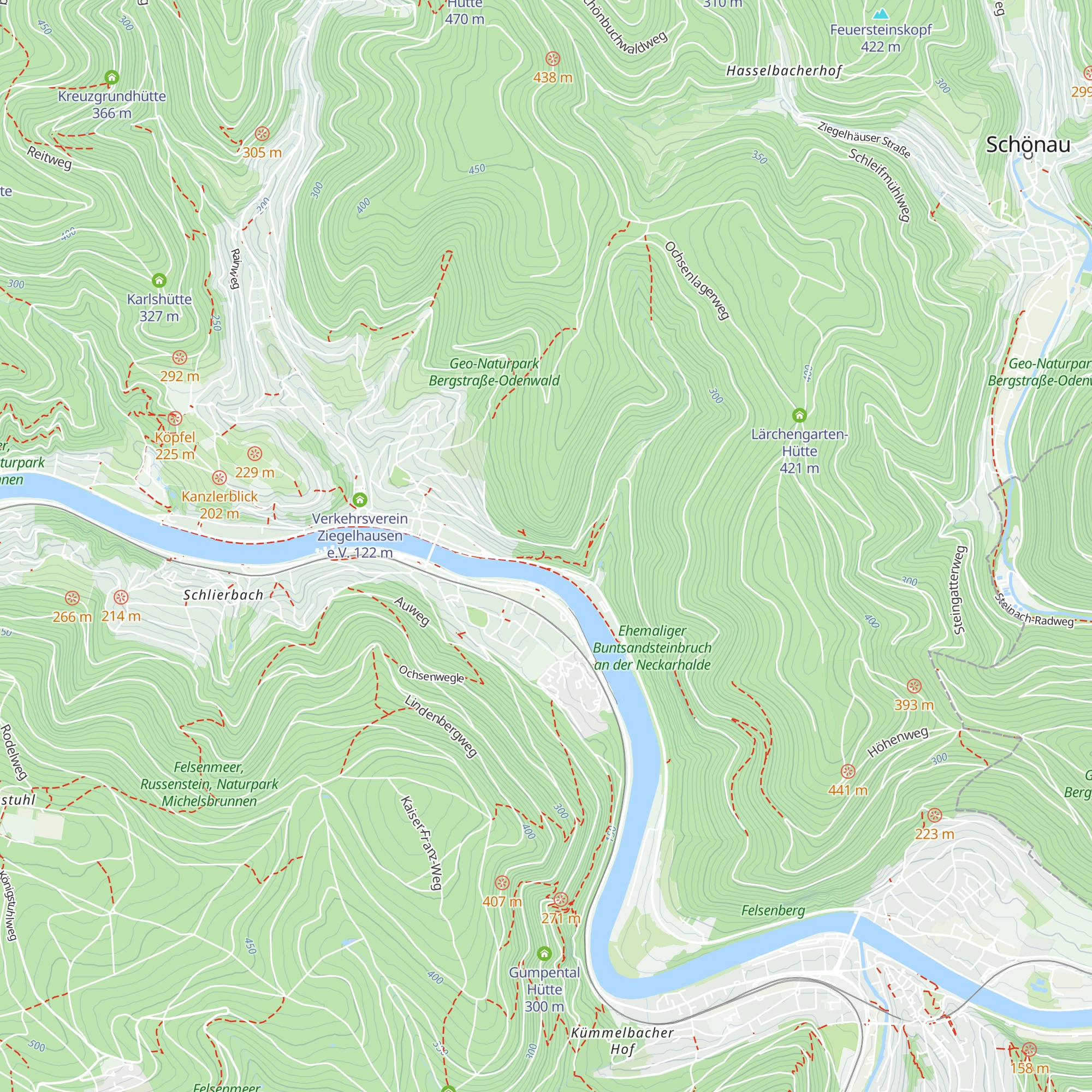 Speismauer-Hütte map