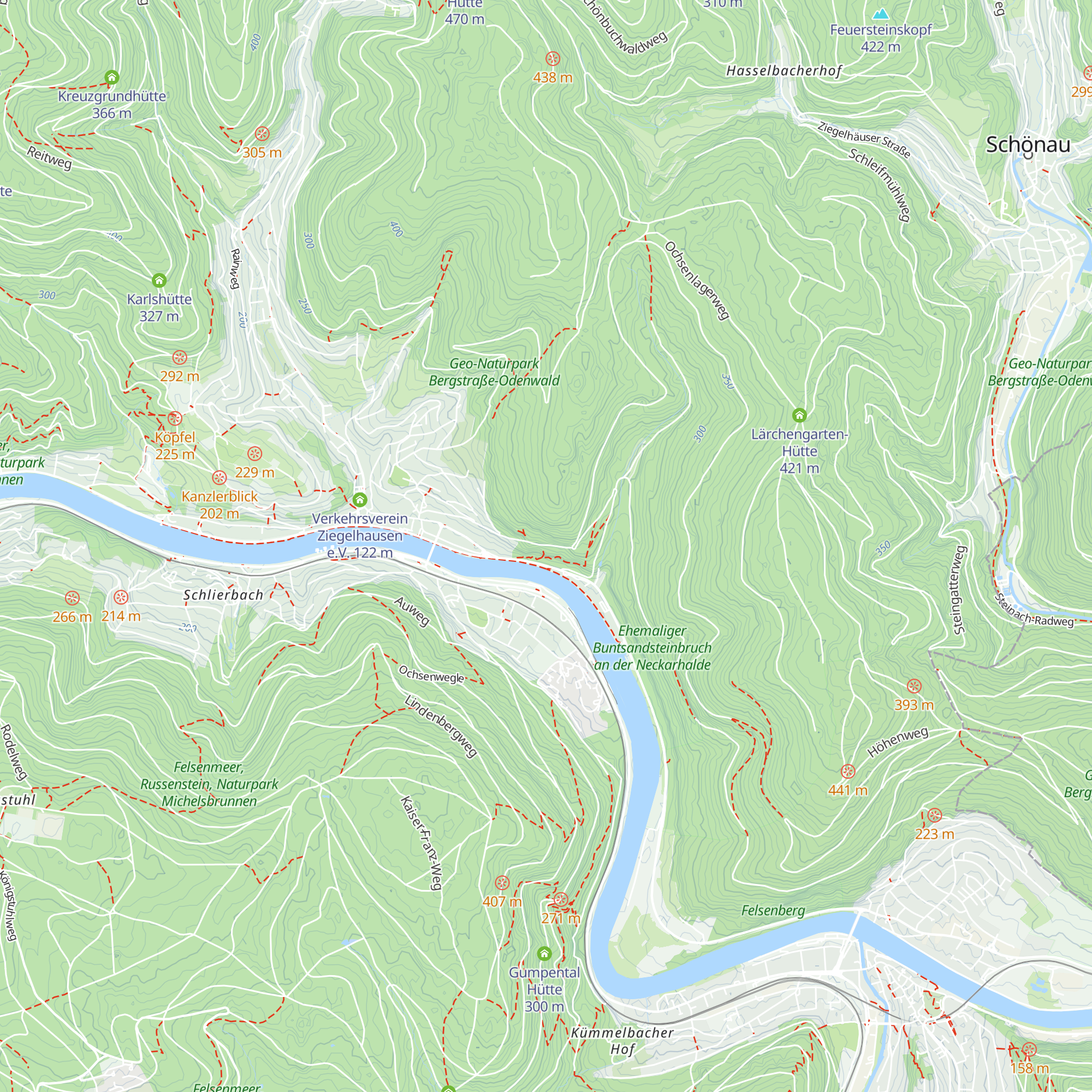 Speismauer-Hütte map