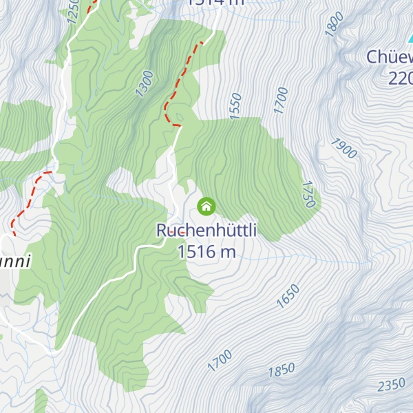 Map of Ruchenhüttli