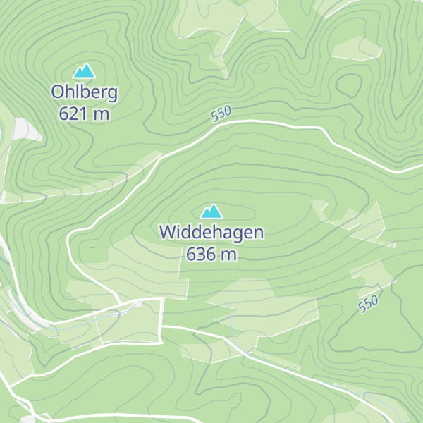 Map of Widdehagen