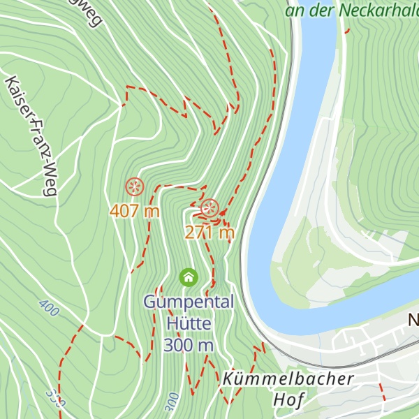 Map of Gemsenberg Hütte