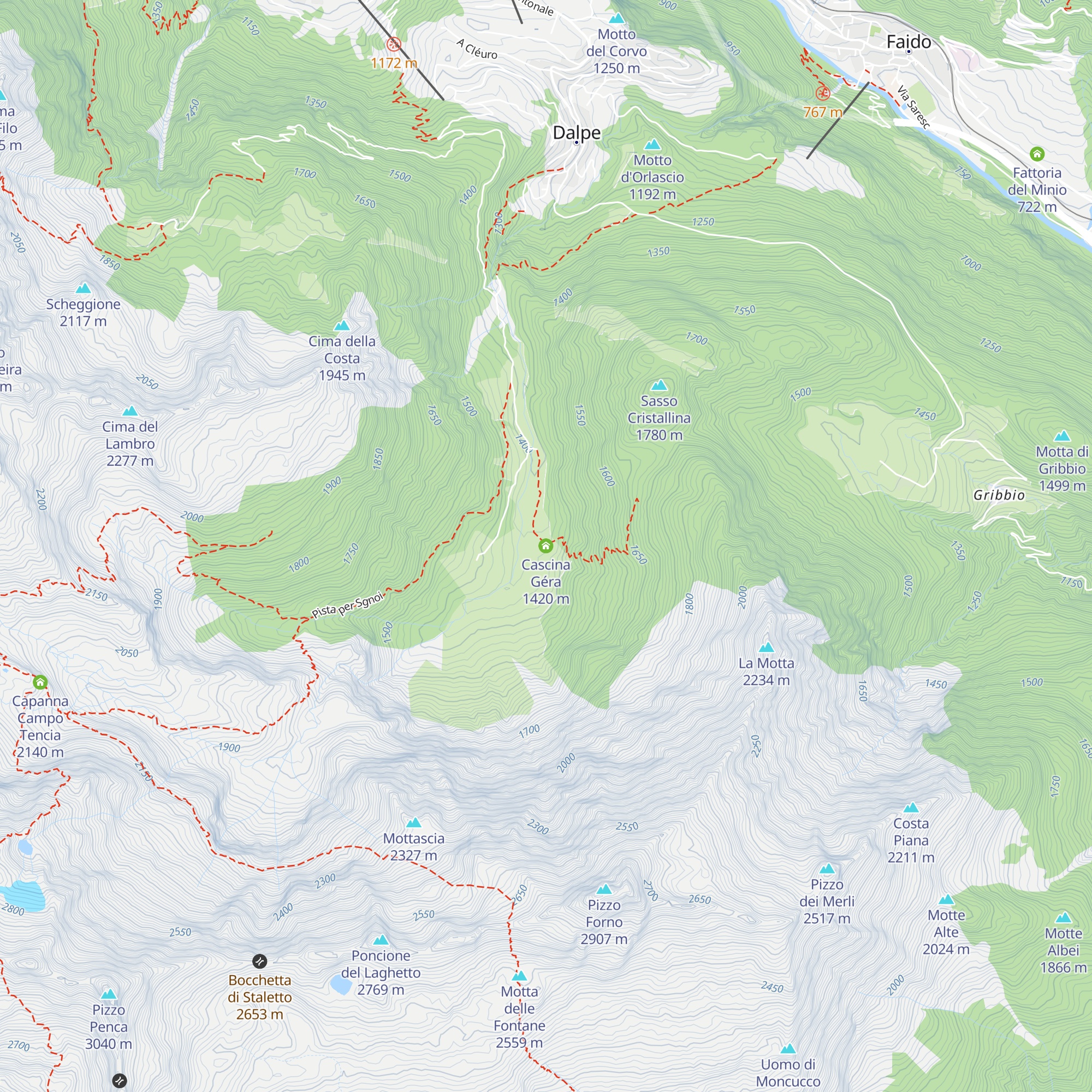 Cascina Géra map
