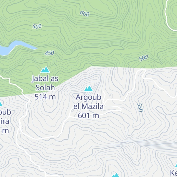 Map of Argoub el Mazila