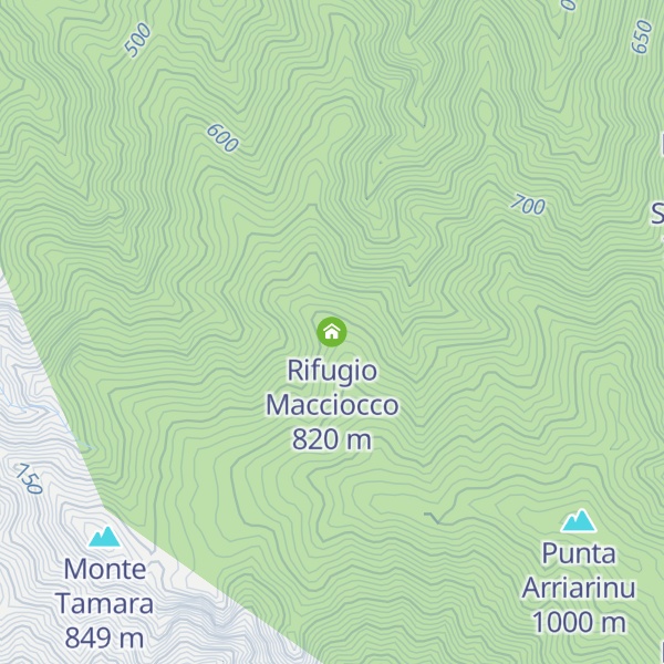 Map of Rifugio Macciocco