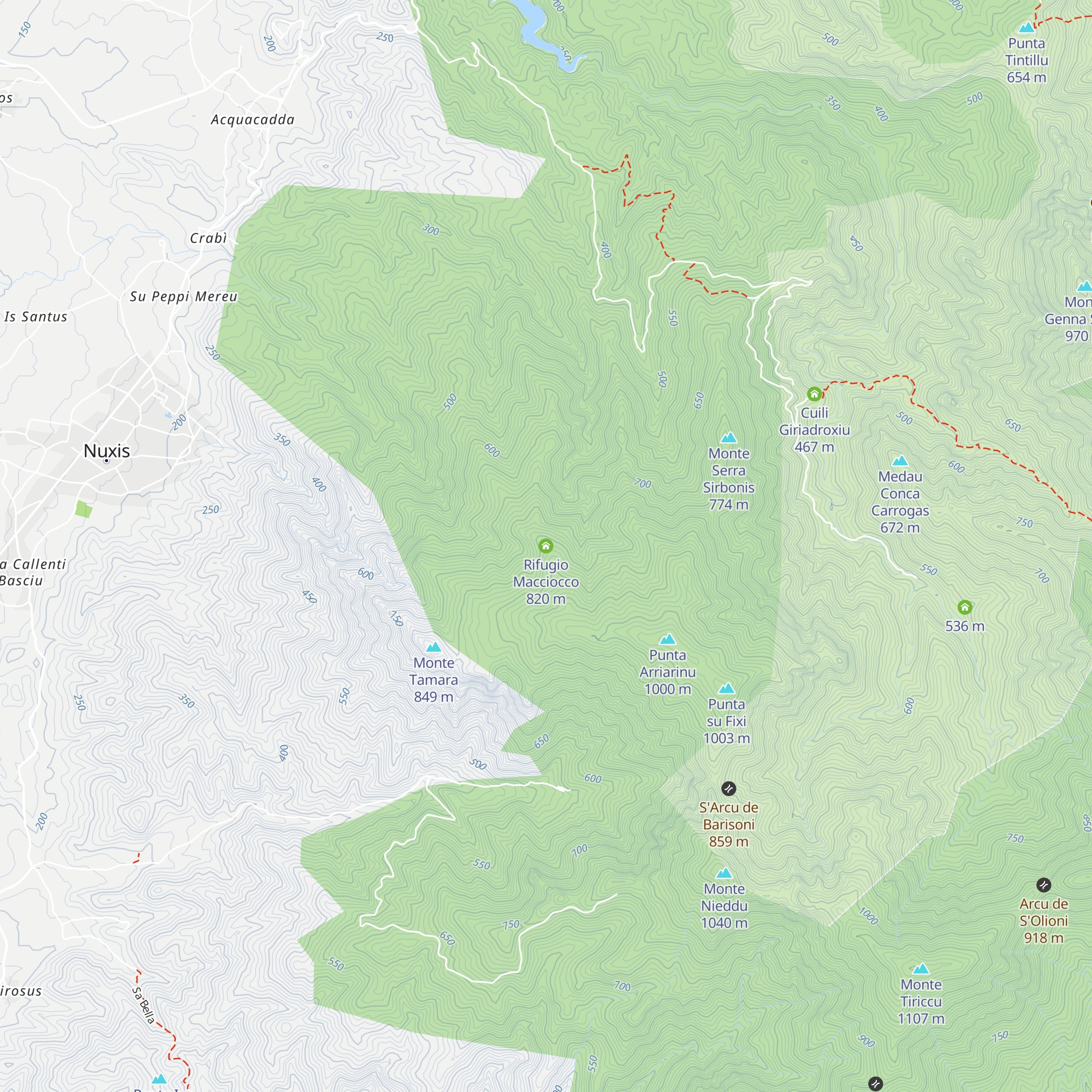 Rifugio Macciocco map