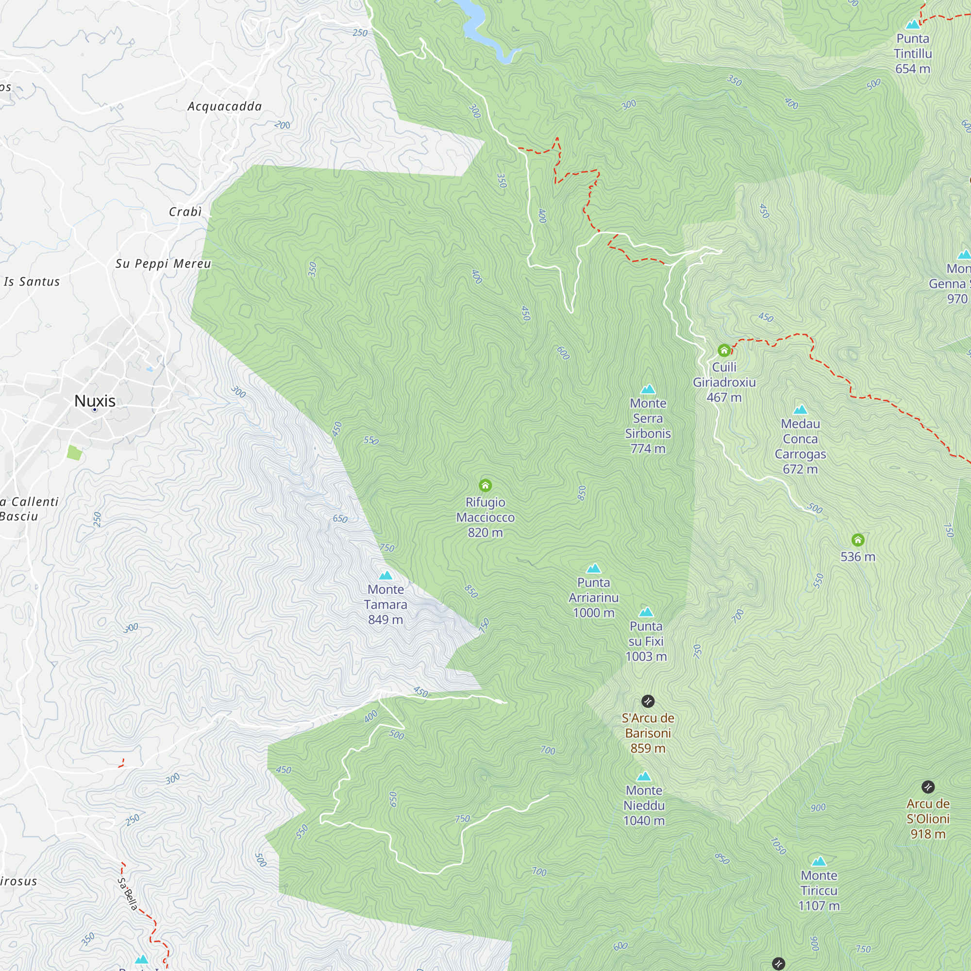 Rifugio Macciocco map