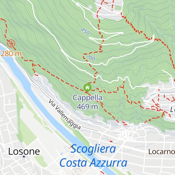 Map of Cappella