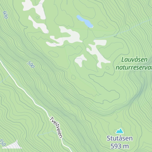 Map of Årudfjella