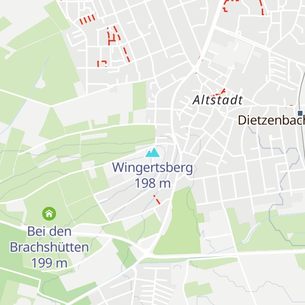 Map of Wingertsberg