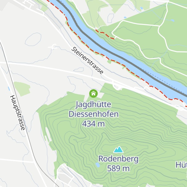 Map of Jagdhütte Diessenhofen