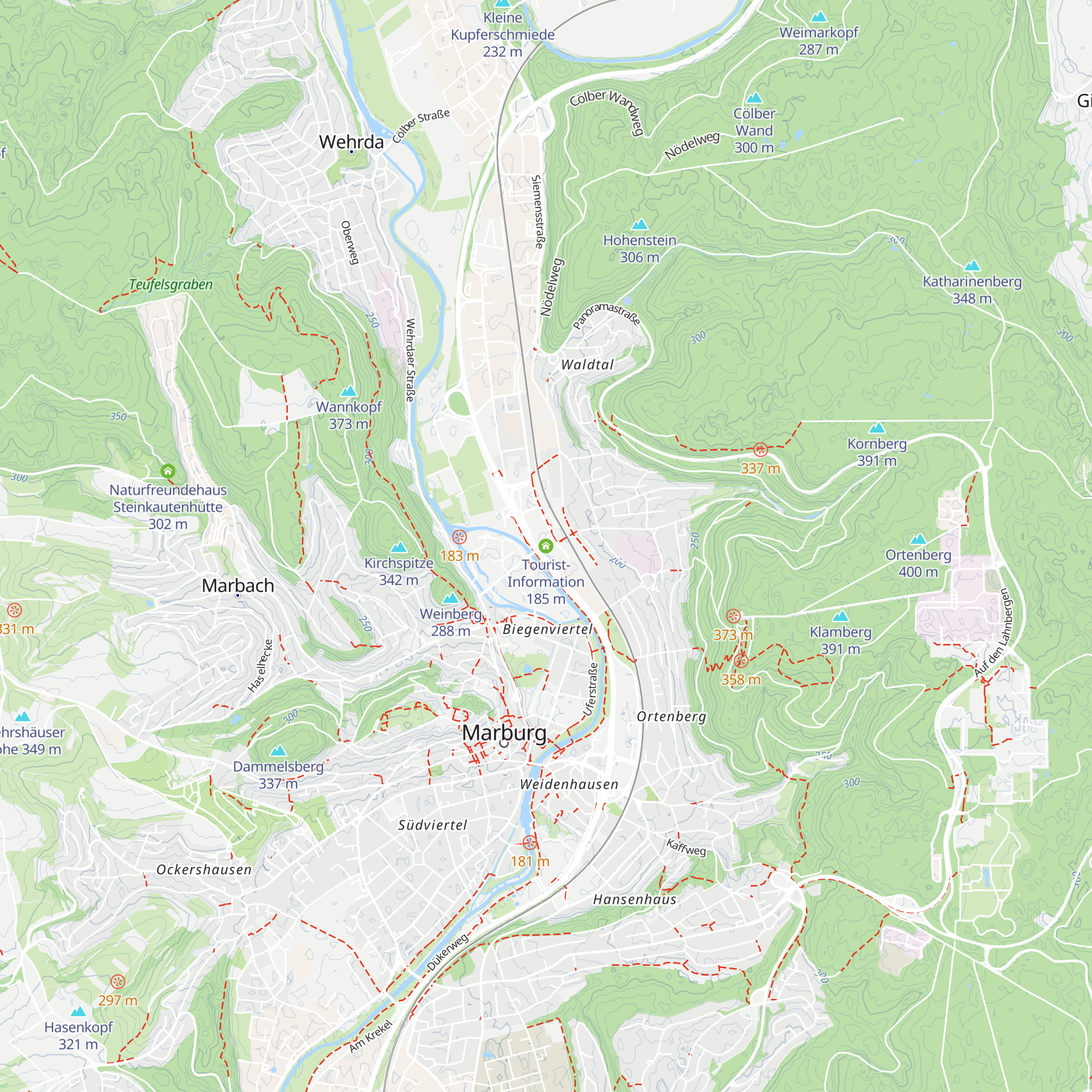 Tourist-Information map