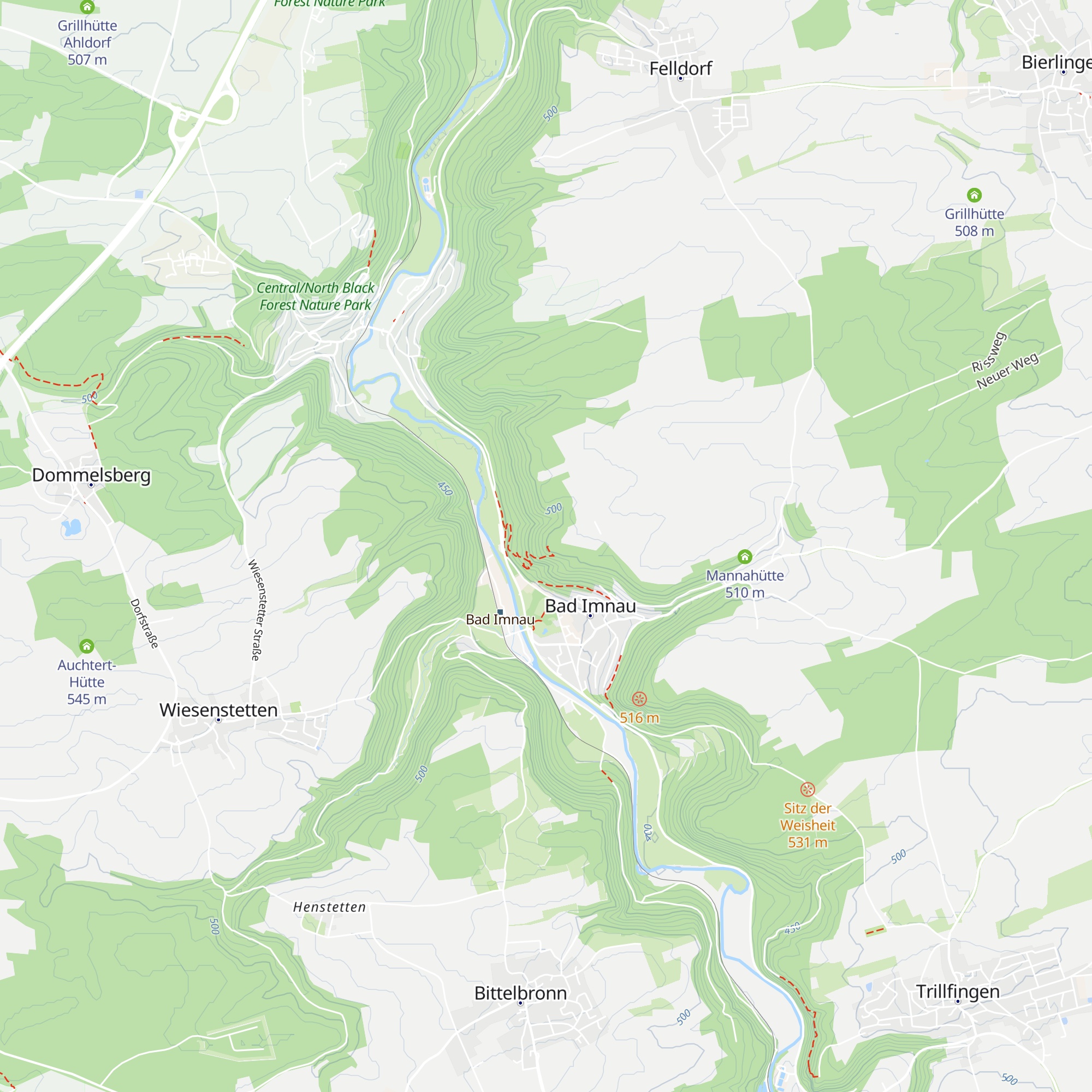 Hütte Laibertalblick map